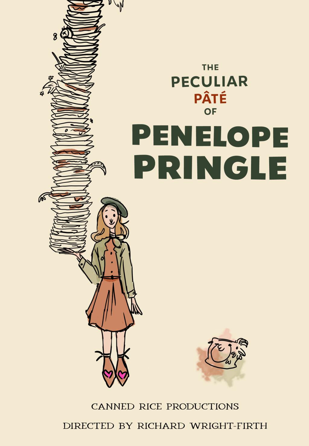 Filmposter for The Peculiar Pâté of Penelope Pringle